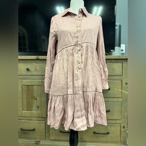 Women’s Pink Available Anthropologie Brand Size Medium Dress MSRP $98